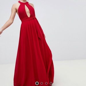 Glam maxi dress with keyhole detail NWT